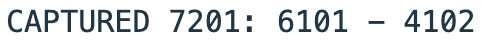 Local execution captures order 7201 and skips custom-address order 7202.