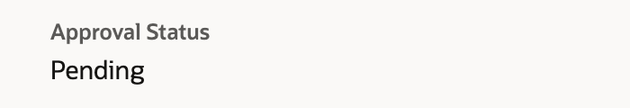 The saved custom Leave Approval record shows Approval Status Pending.