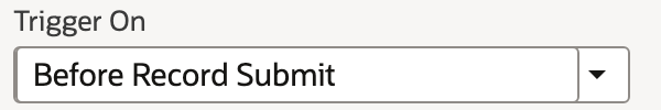 The prepared Set Field Value action uses Before Record Submit, a server trigger.