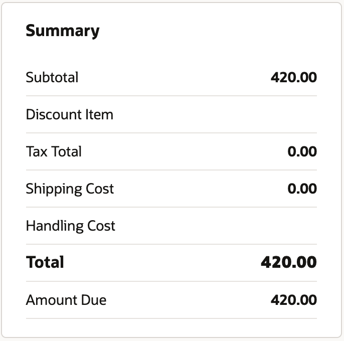 Example invoice INV84001 for Harbor Equipment Ltd., Open, date 10/15/2026, memo October service visit and 420.00 subtotal, total and amount due.