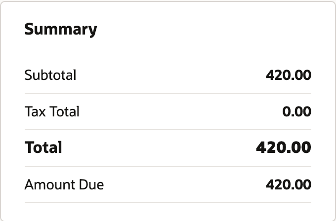 Existing local invoice totals 420.00. Enlarge to verify INV78001 and Harbor Equipment Ltd.