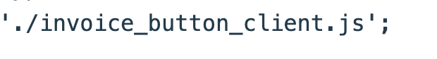 The User Event attaches the client file by its relative module path.