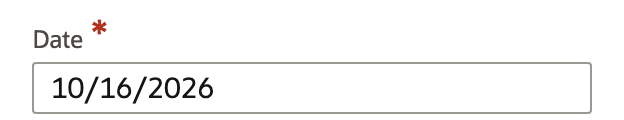 The same order still shows 10/16/2026 before the edit is submitted.