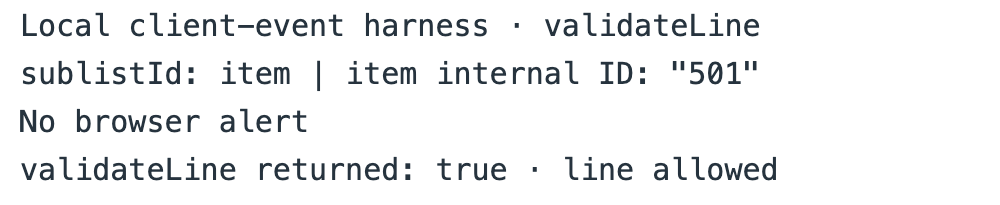The local harness sees item/501 but skips the reminder because the source guard checks items.